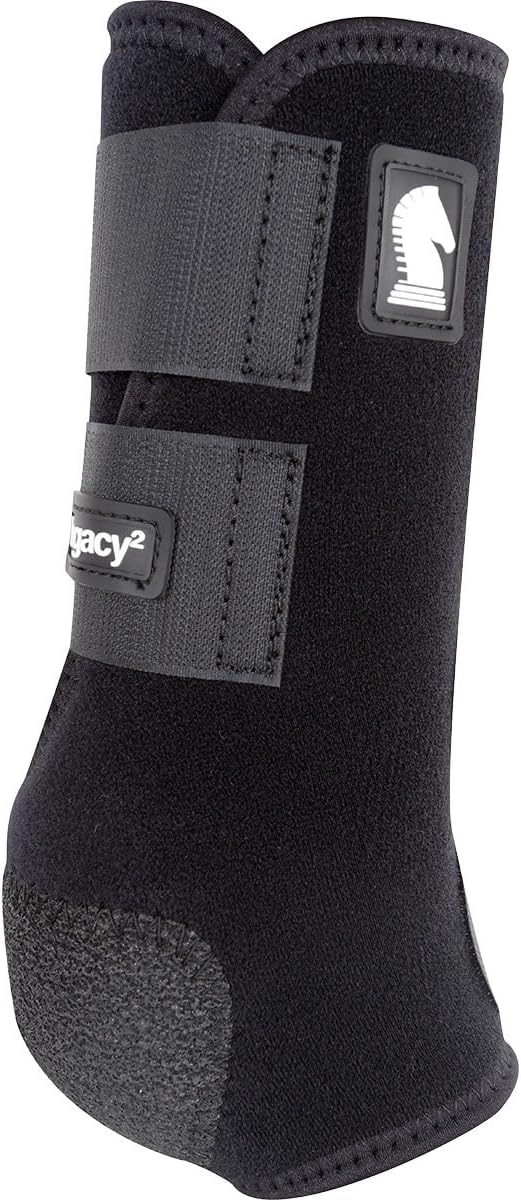 Classic Equine Legacy2 Support Boots, Front (Hot Pink, Medium)