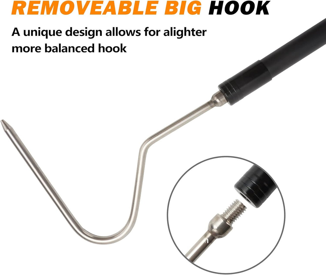 44 inch Snake Hook Catcher Stick Tongs Grabber Handling Tool Kit