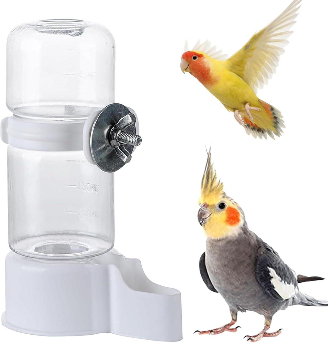 Automatic Pet Bird Water Feeder, Water Dispenser for Cage