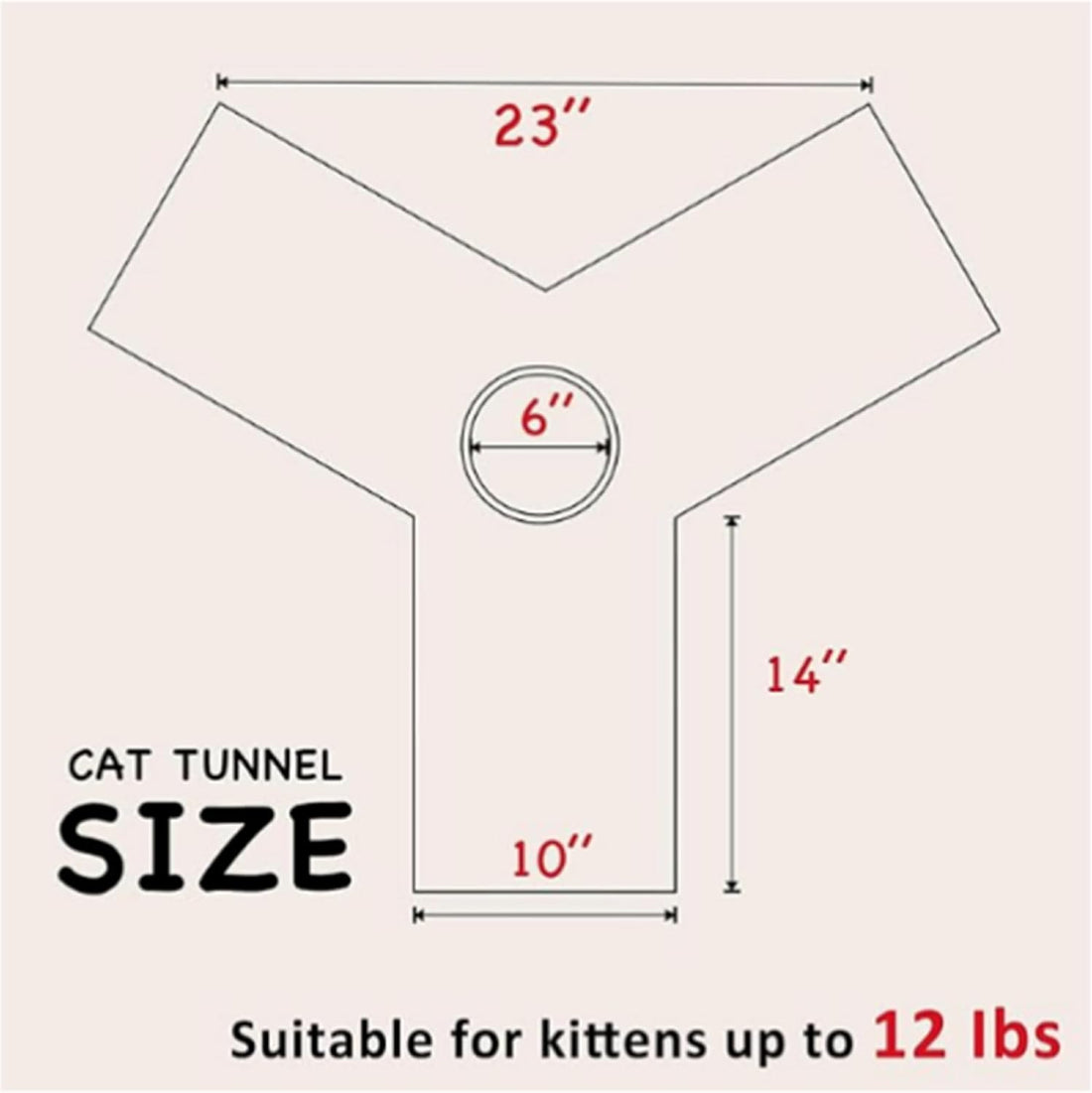 Pet Cat Tunnel Tube Cat Toys 3 Way Collapsible