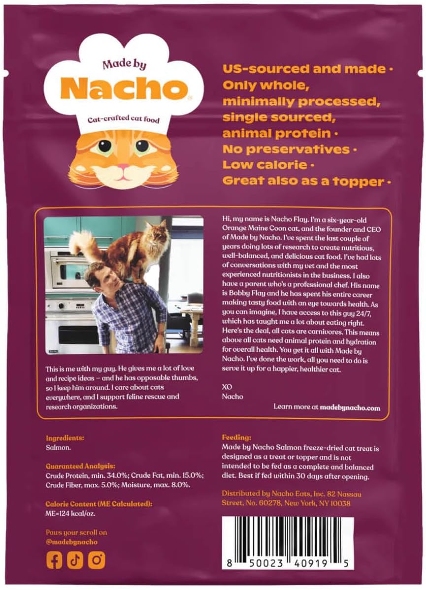 Made by Nacho Freeze-Dried Cat Treats - Healthy
