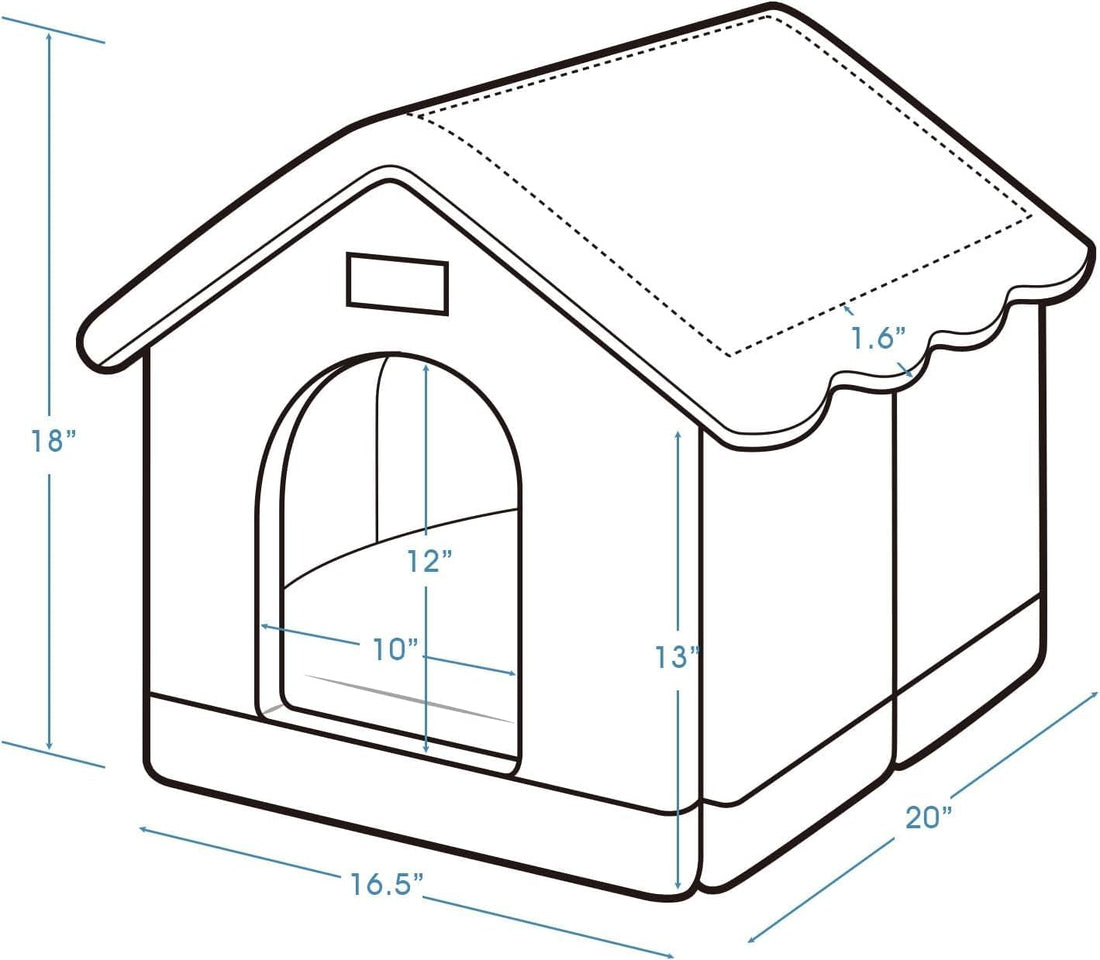 Dog House Indoor, L Size Indoor Dog House for Medium Dog