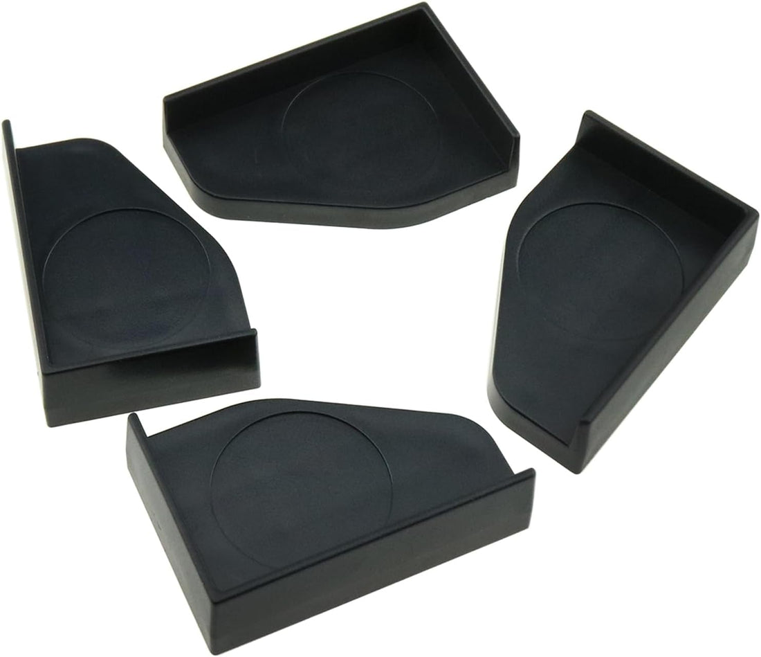 heyous 4PCS Black Plastic Fish Tank Corner Protector Aquarium Glass