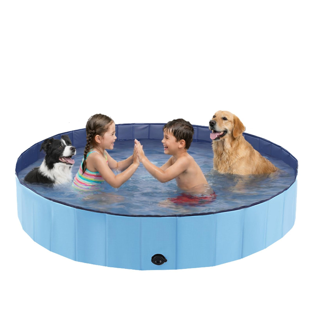 Eooqi Foldable Dog Pool for Large Dogs & Kids