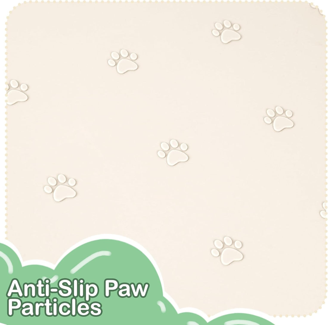 Waterproof Silicone Pet Feeding Mat, Raised Edge, 21.5"x14"