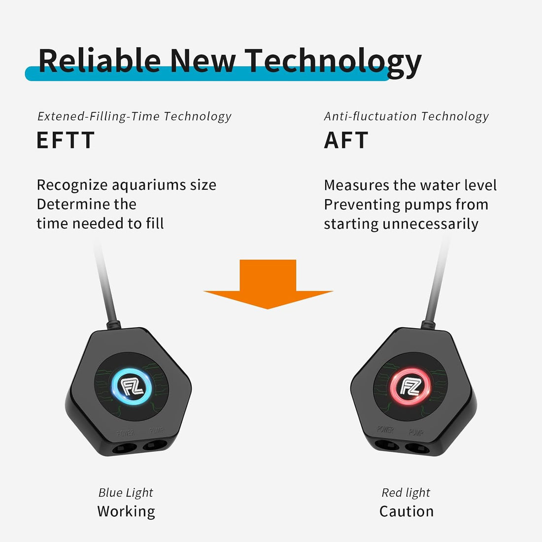 FZONE Aquarium ATO System, QST2.0 Auto Top Off Controller for Tanks