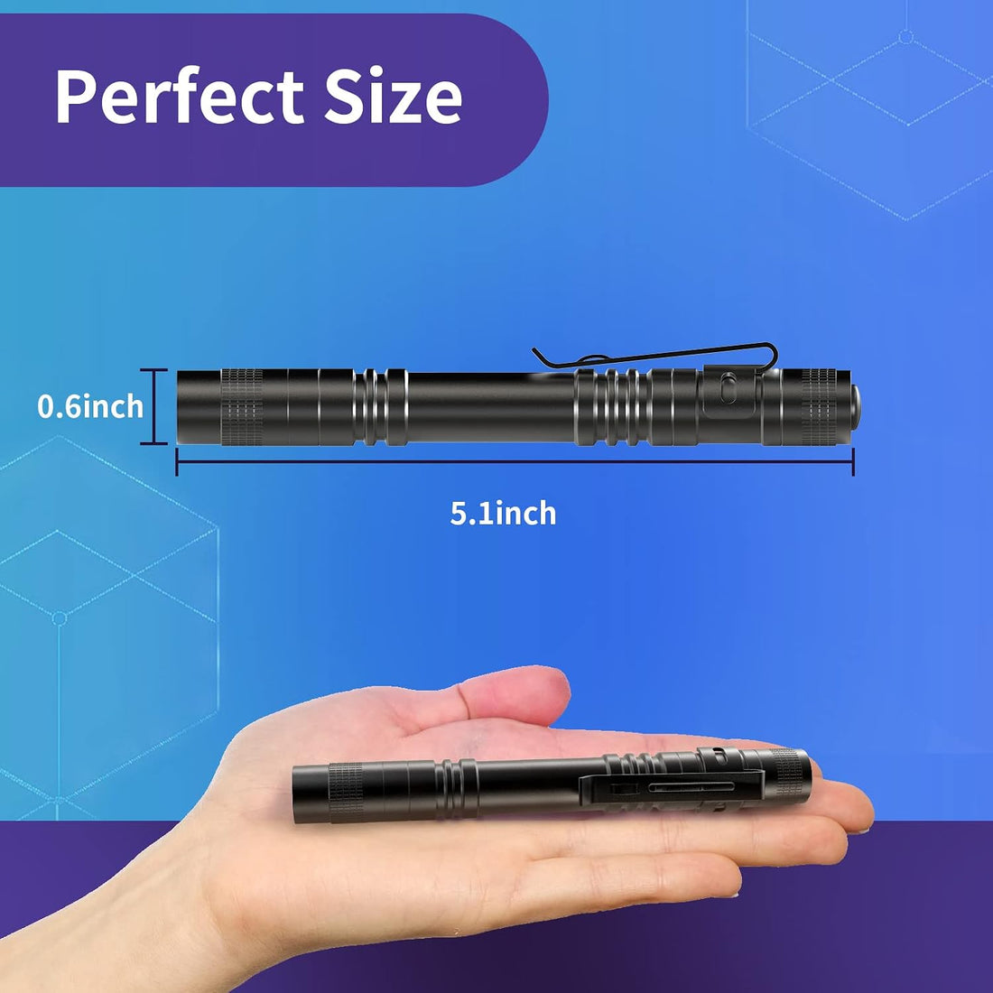 COSOOS 2 UV Black Light Flashlight