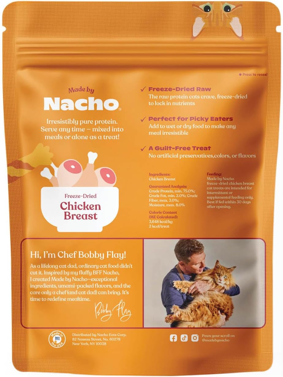 Made by Nacho Freeze-Dried Cat Treats - Healthy