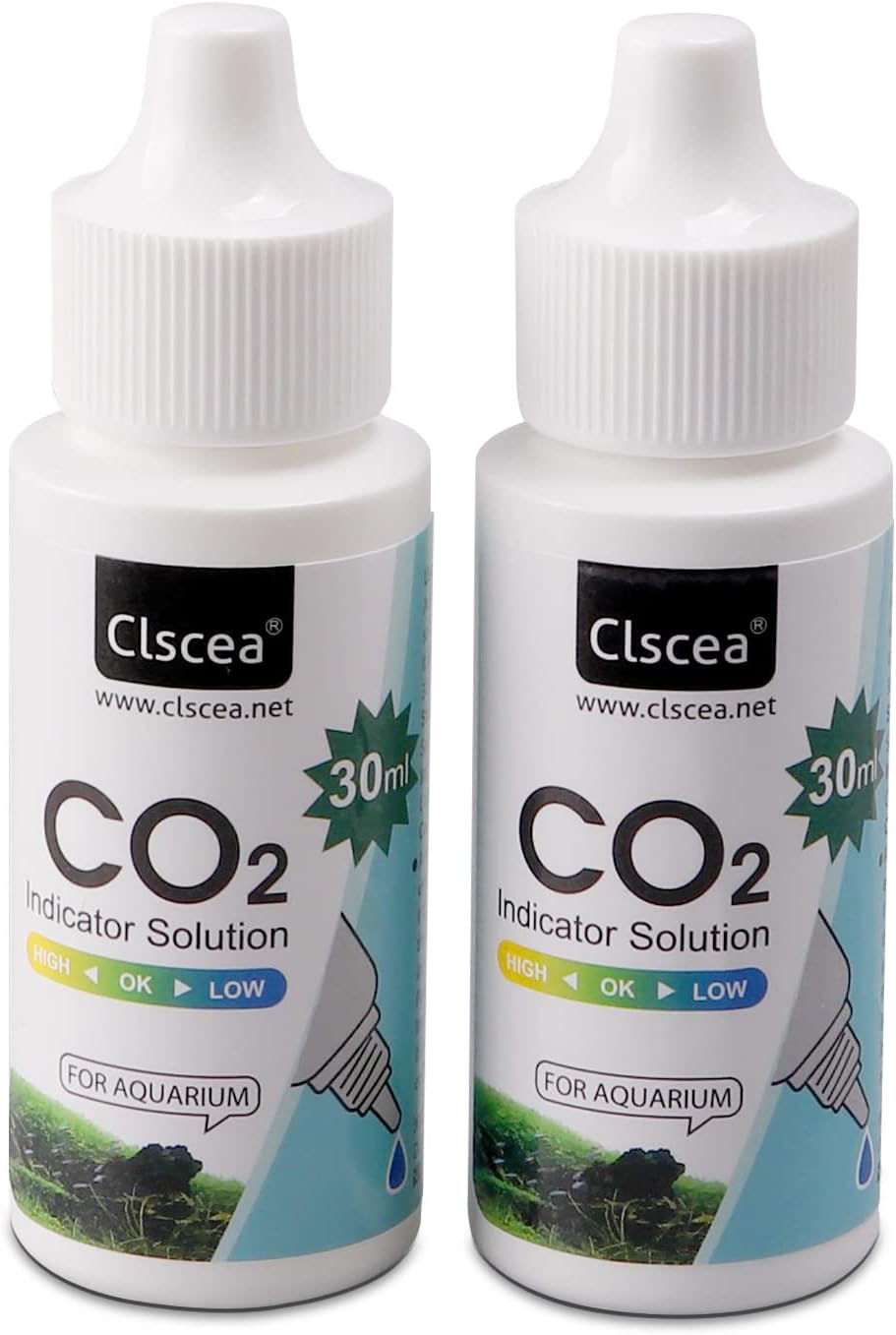 Aquarium CO2 Drop Checker CO2 Indicator (Glass Checker+15ml)