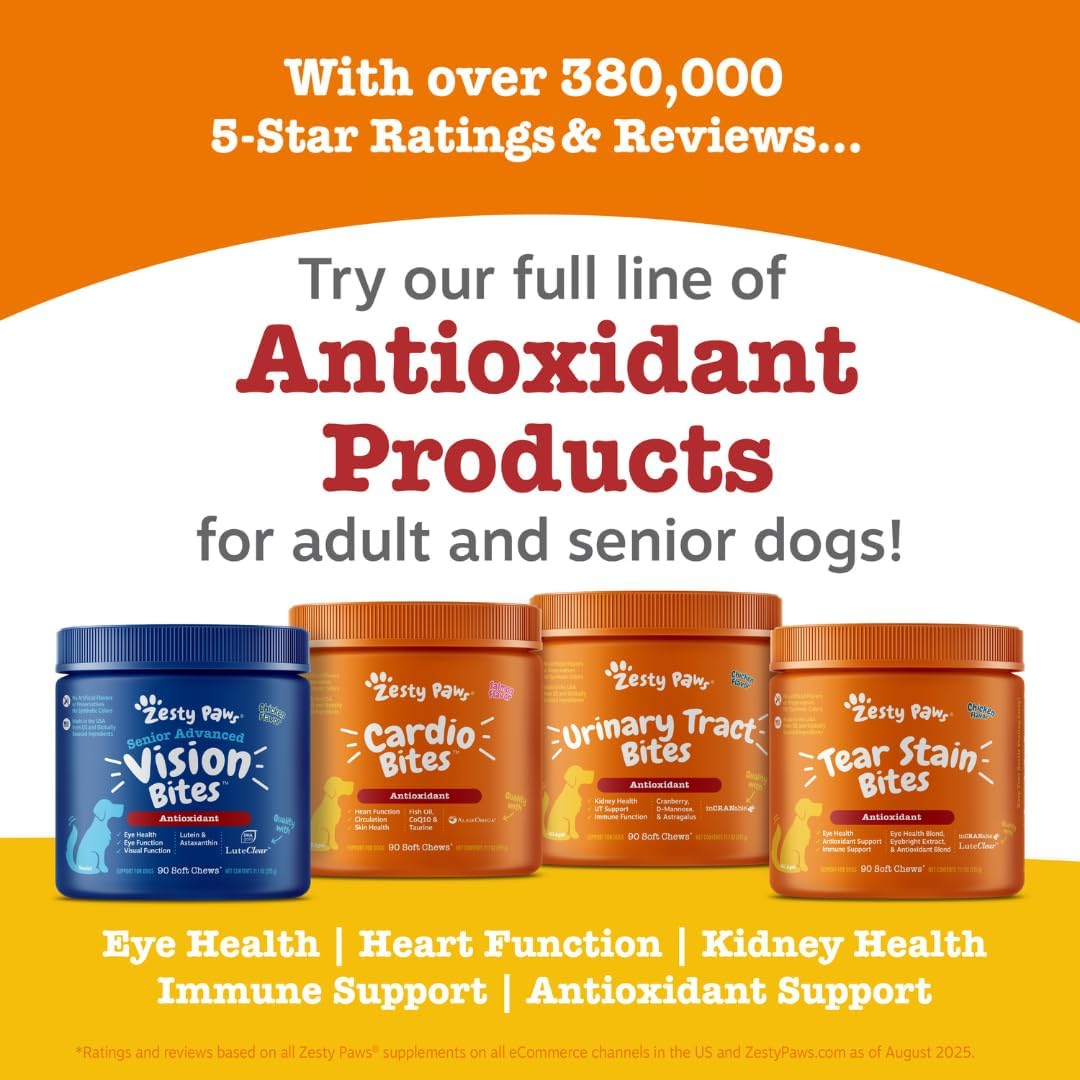 Zesty Paws Cardiovascular Support for Dogs - Taurine for Dogs