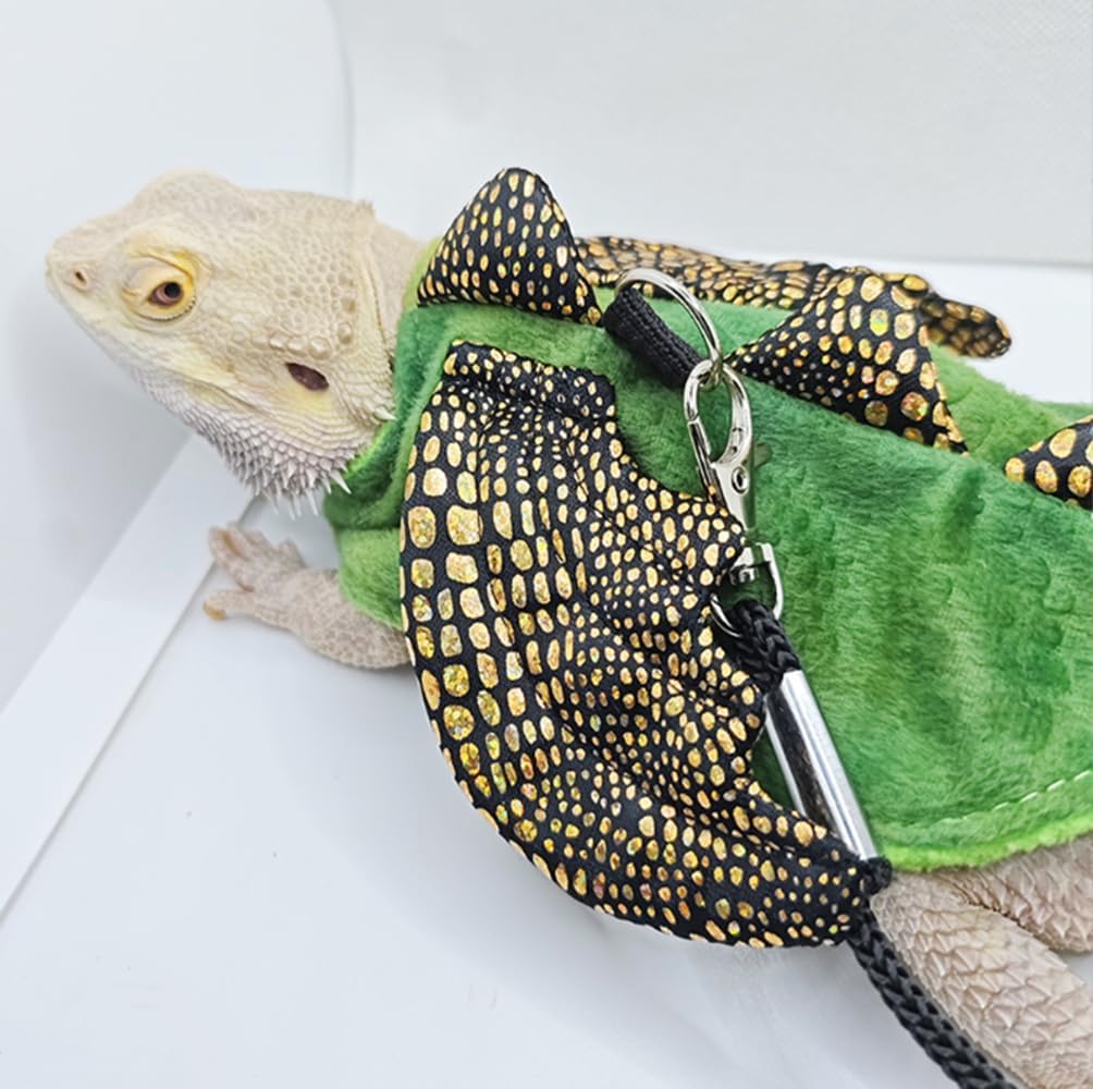 Bearded Dragon Harness and Leash Adjustable Soft Halloween Costume