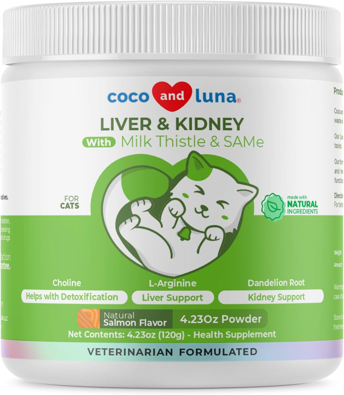 Milk Thistle for Cats Liver Support, Kidney Health & Detox Support