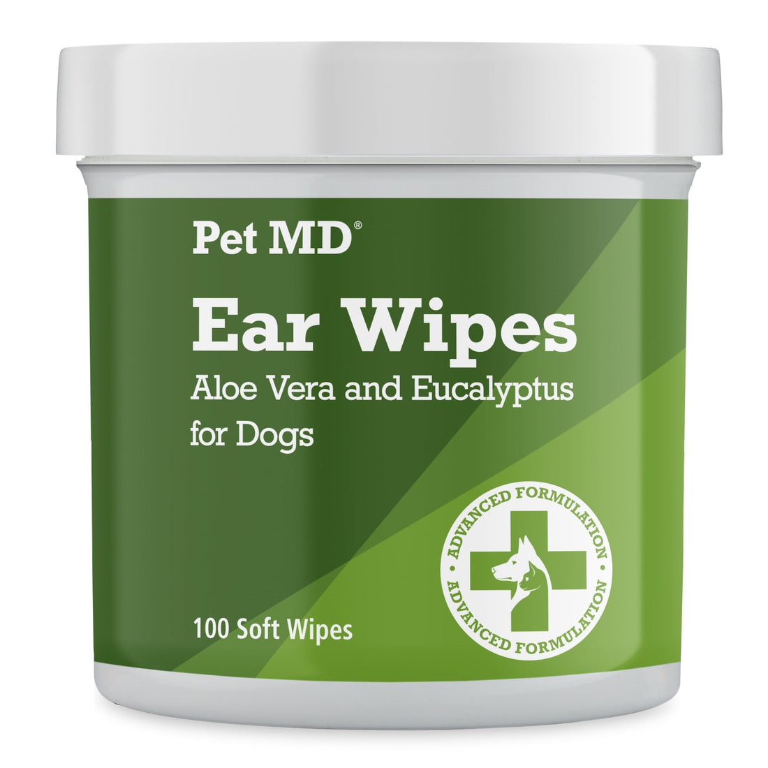 Pet MD Dog Ear Cleaning Wipes – Otic Cleanser for Dogs