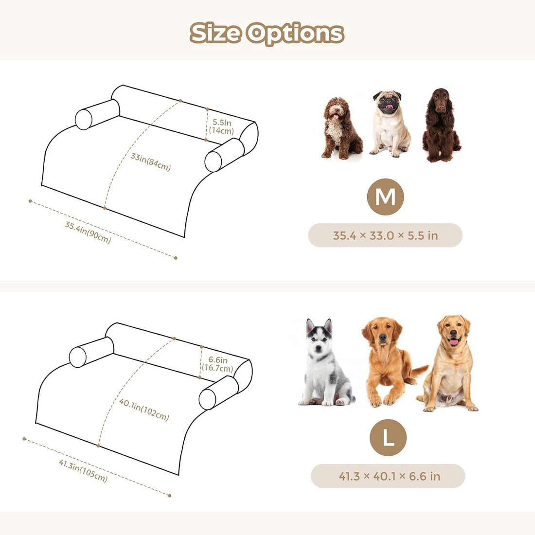 Avont Dog Bed Mat for Couch, Warm Fluffy Calming Sofa Topper