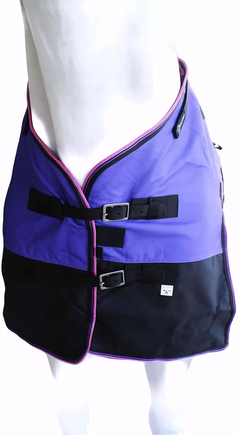 68" Challenger 1200D Turnout Waterproof Rain Horse Sheet Light Winter