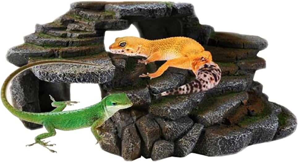 PENN-PLAX Reptology Shale Scape Step Ledge & Cave Hideout