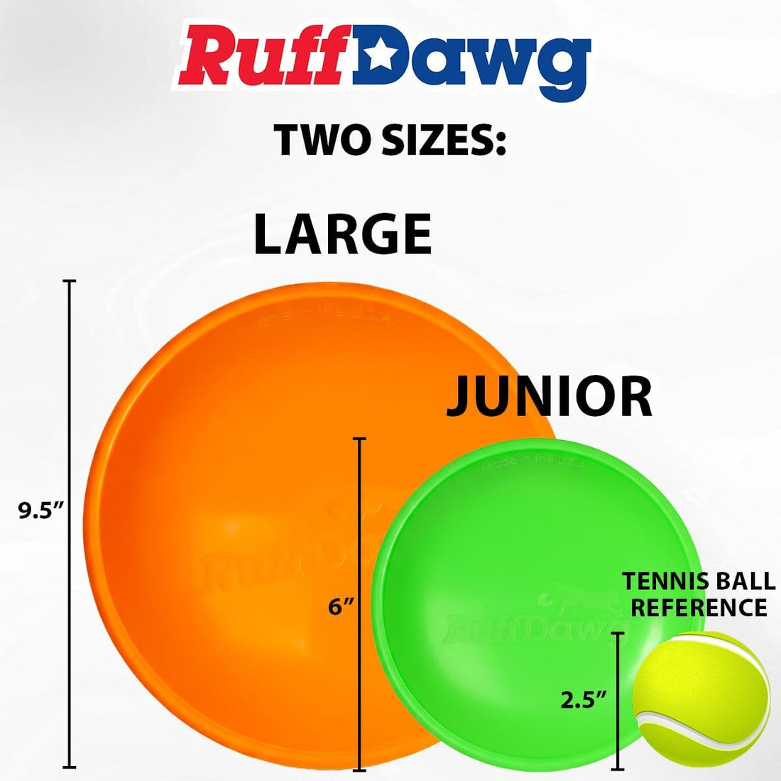Ruff Dawg Ruff-Flex K9 Flyer JR Flying Disc Dog Toy, SM