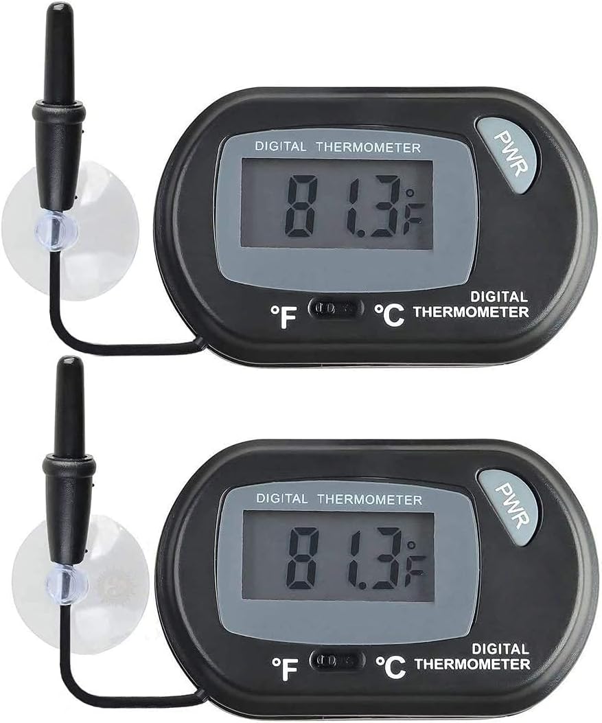 SunGrow Digital Betta Thermometer for Tropical Aquarium Fish