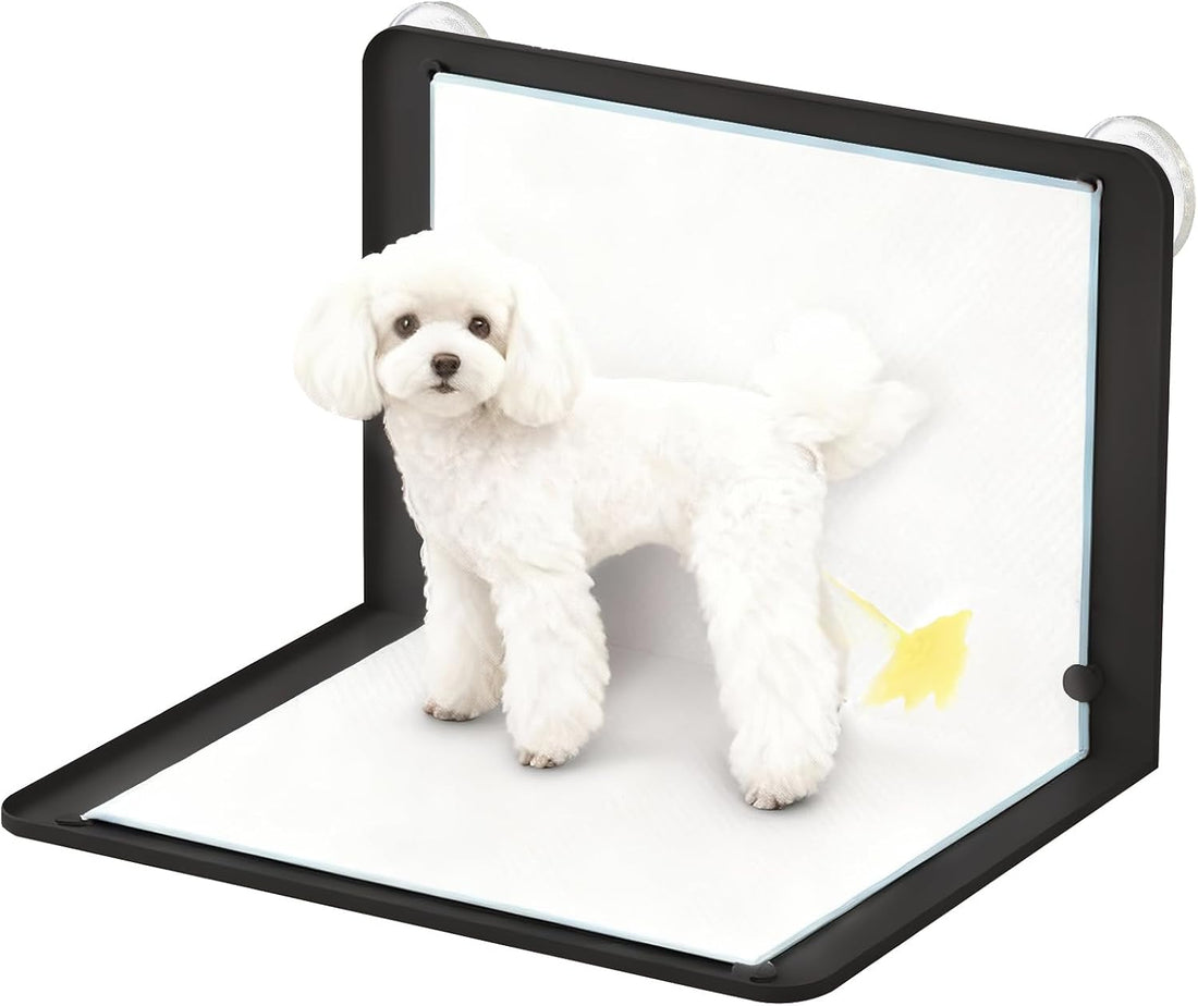 Dog Pee Pad Holder, Silicone Tray, 4-Corner Fixing, 35x25 inch