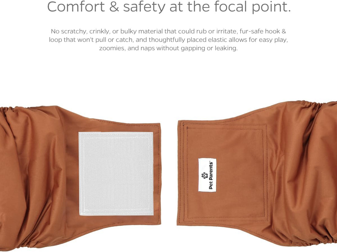 Pet Parents® Washable Belly Bands for Dogs + Extendrs® Durable Dog