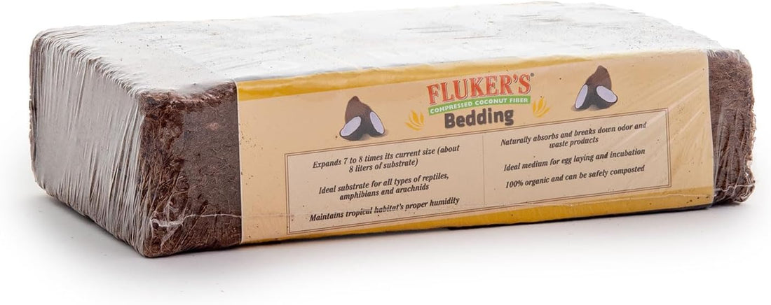 Fluker's Repta-Bed Coconut Fiber, All Natural Bedding for Reptiles