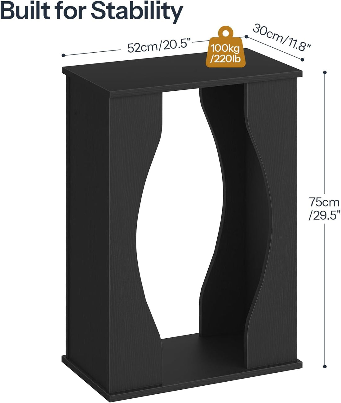 HOOBRO 10-Gallon Aquarium Stand, 2-Tier Fish Tank Stand, Modern
