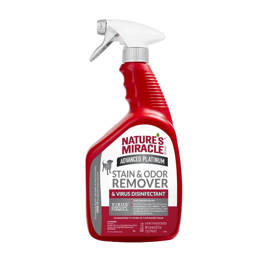 Nature's Miracle Advanced Platinum Dog Stain & Odor Remover, 32 oz