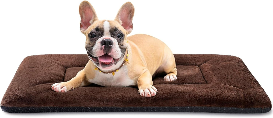 Dog Crate Pad, Washable Cozy Dog Bed Mat for Medium Dogs 36"x23", Gray