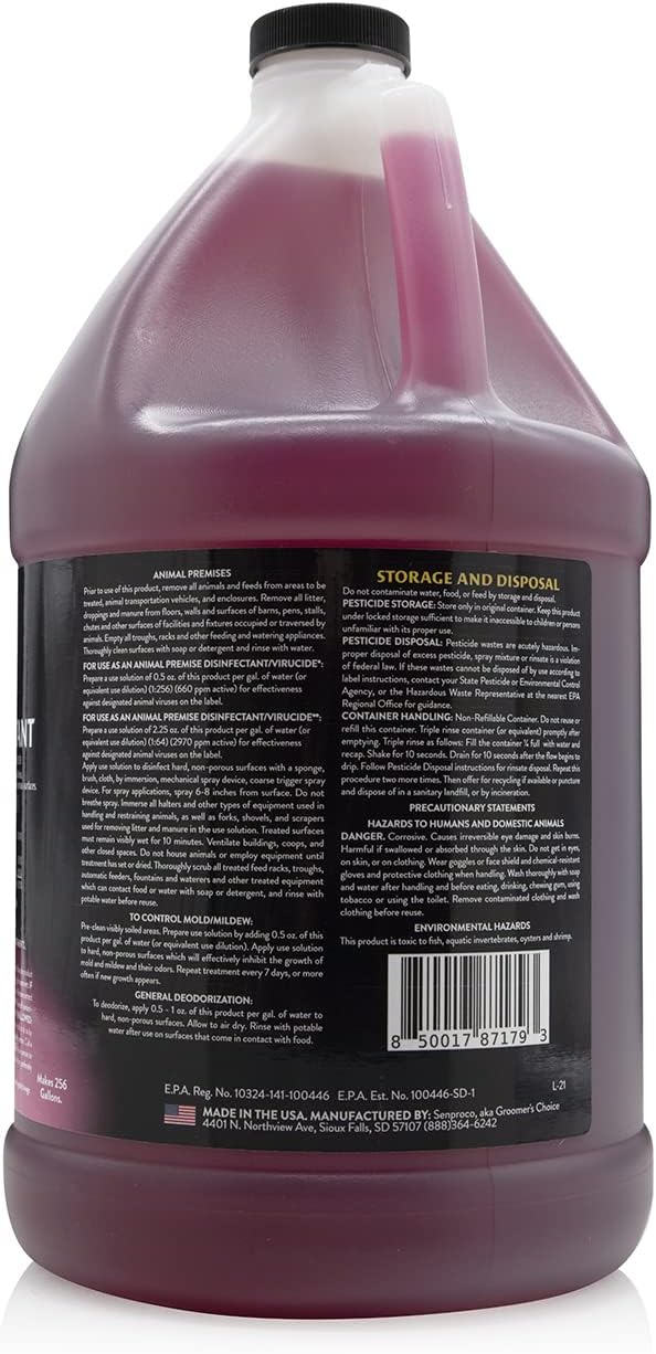 Petology 256:1 Disinfectant, 1 Gallon
