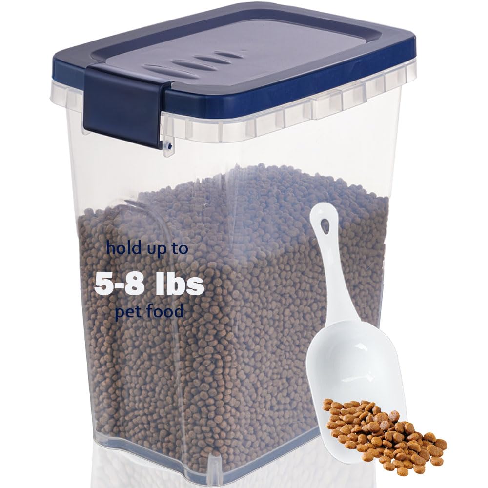 EIwichen Dog and Cat Food Storage Container with Scoop