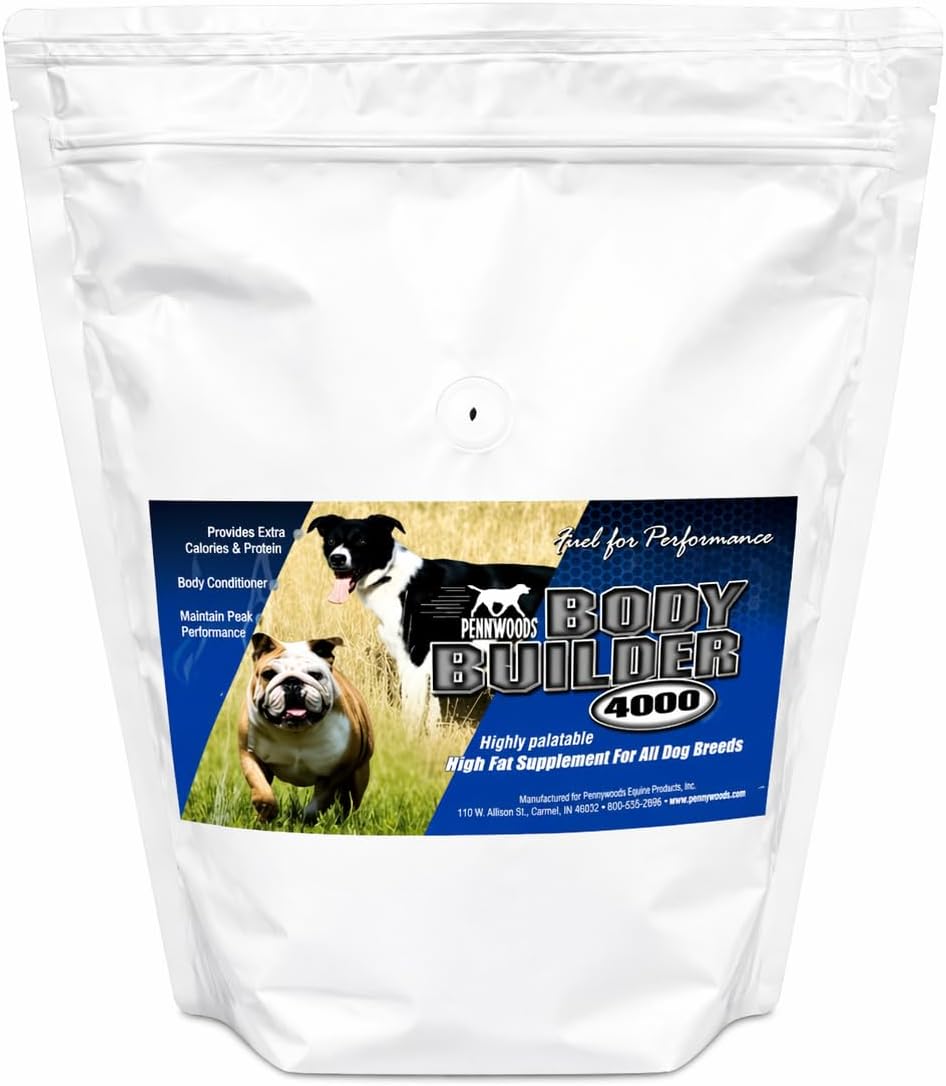 Pennwoods Body Builder 4000 Dog Weight Gainer Powder 40% Fat 26%