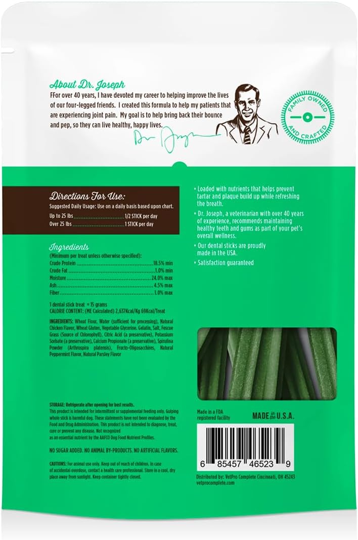 VetPro Complete Dr. Joseph's Advanced Dental Sticks with Prebiotics