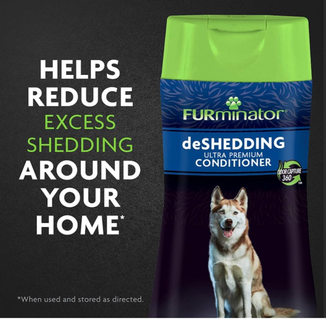 Furminator® Deshedding Ultra Premium Shampoo & Conditioner Bundle.