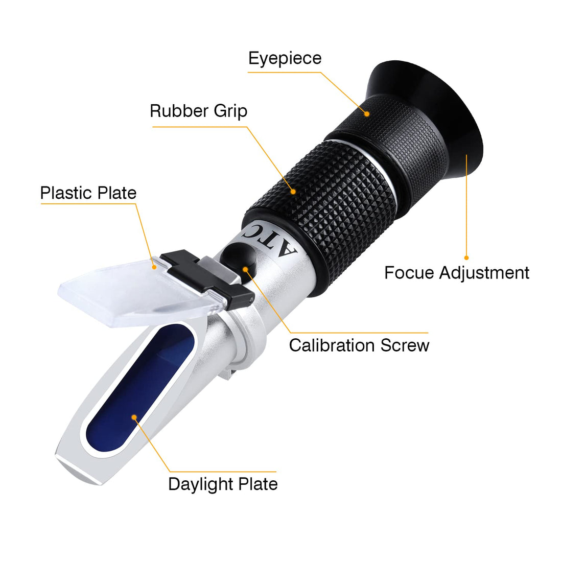 Water Salinity Refractometer, Dual Scales Hydrometer