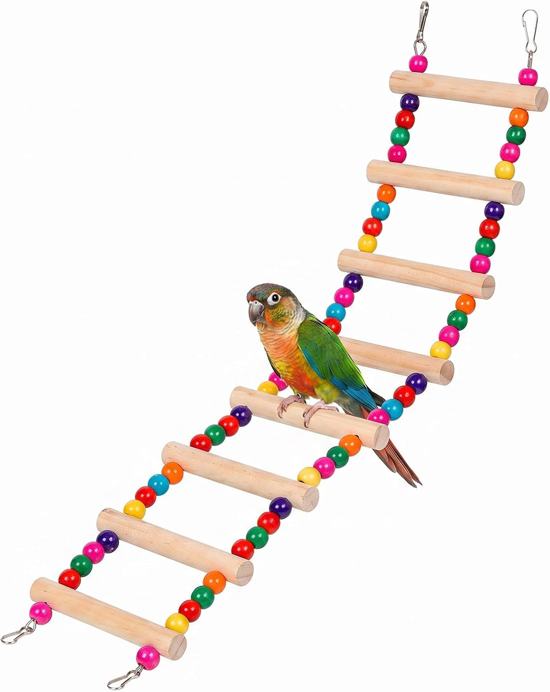 Bird Cage Ladder 17.7 x 3.93 in Climbing & Swing Toys Parakeets Cage