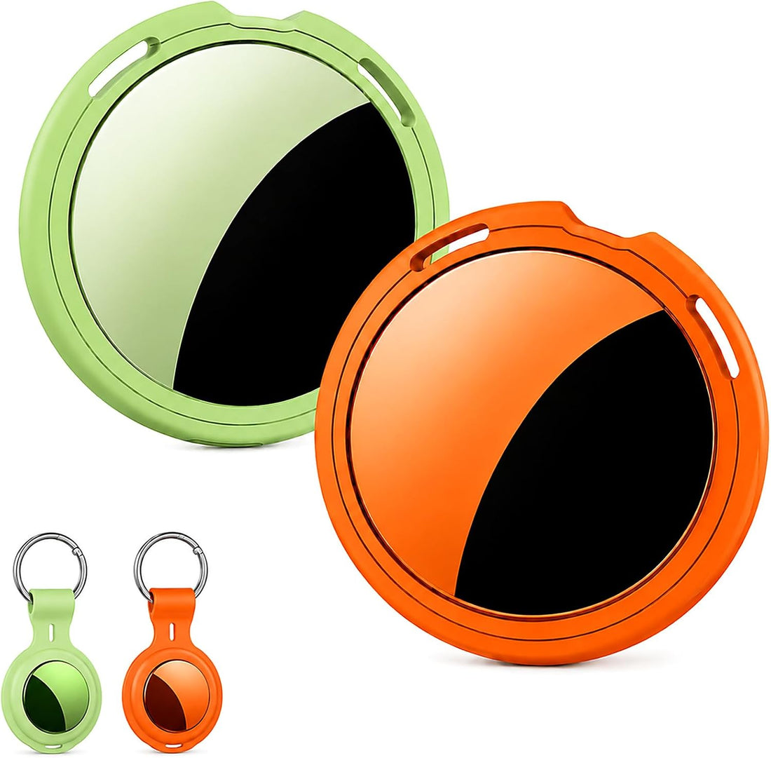 2 Pack Tracker Tags Finder Apple Find My MFi Certified Waterproof iOS