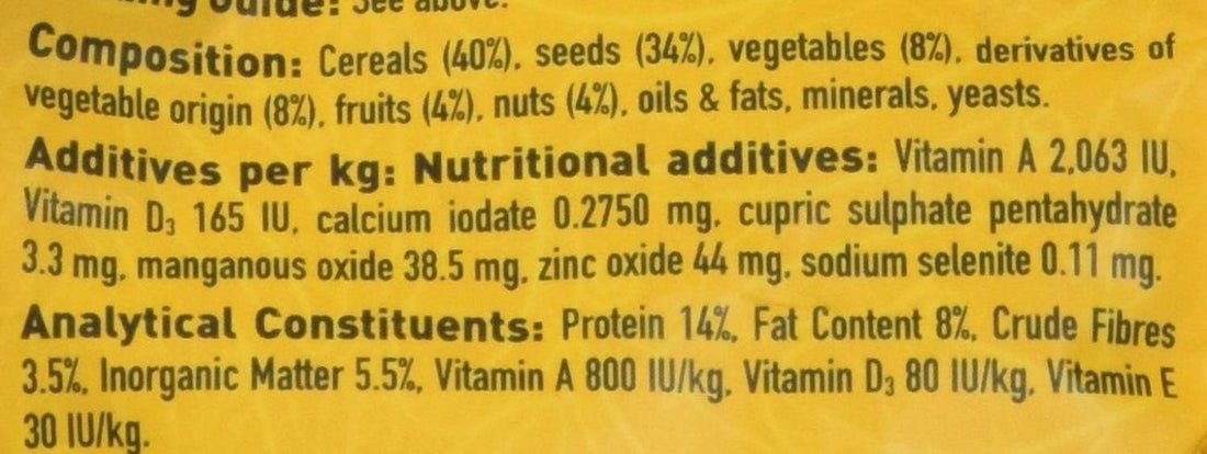 Hari Hagen Tropimix Enrichment Food for Cockatiels & Lovebirds, 2 lb.