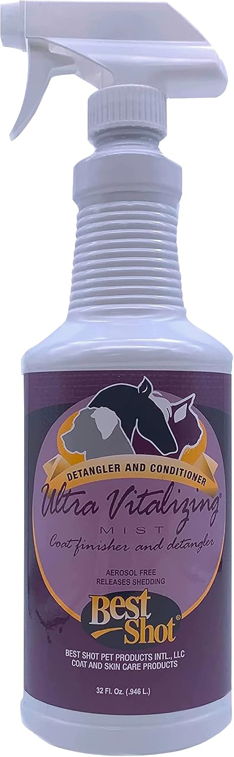 Best Shot Ultra-Vitalizing Mist Detangler and Conditioner with Pet