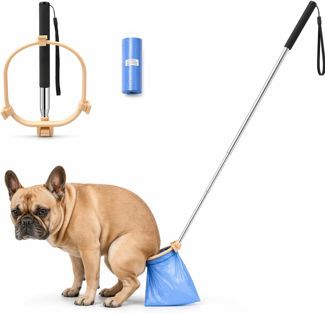 Pooper Scooper for Dogs, Hands-Free Pet Waste Pickup Tool