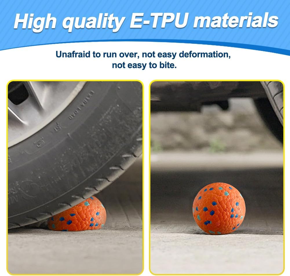 Mankoda Durable Dog Balls for Aggressive Chewers