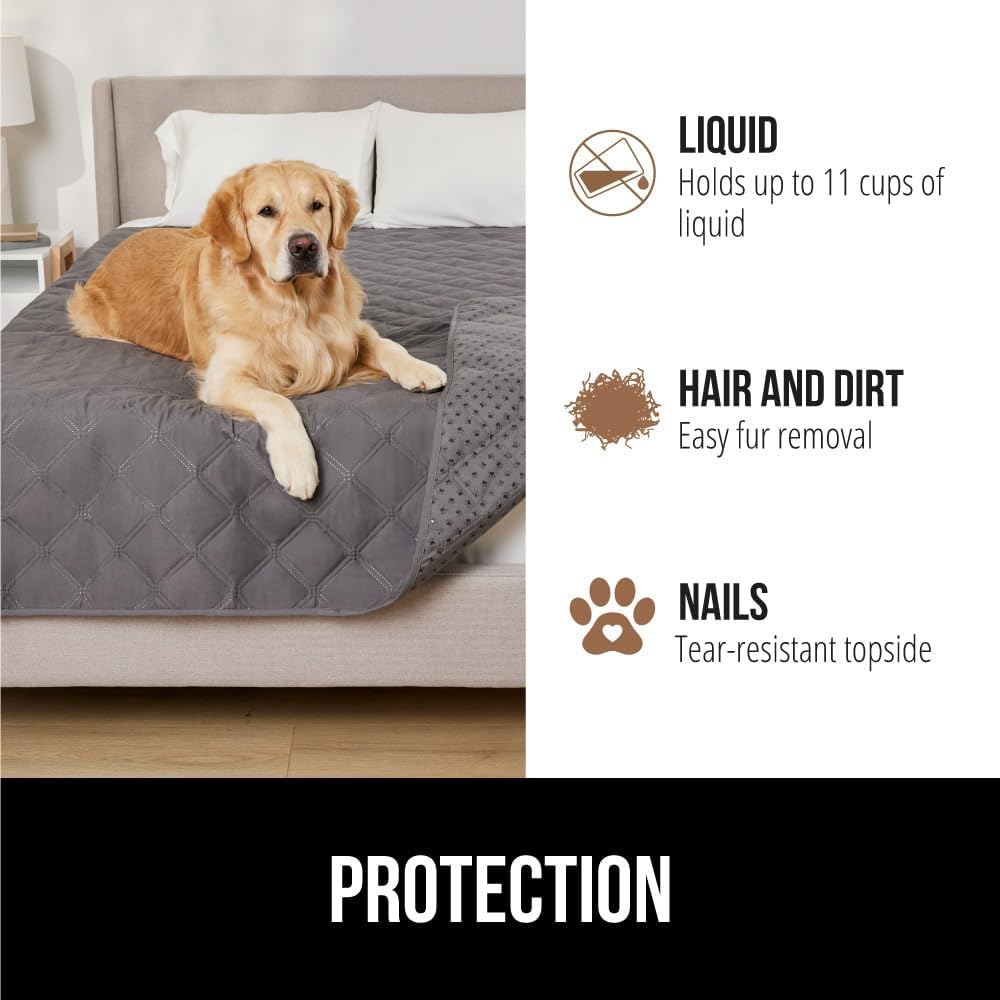 GORILLA GRIP® Waterproof Dog Blanket, Leakproof Couch Cover for Dogs