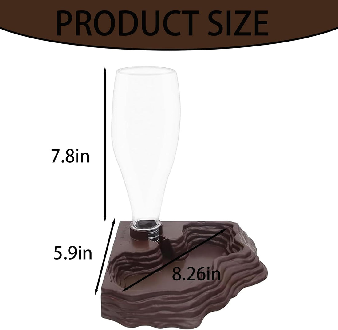 Reptile Water Dispenser, 13.5oz Terrarium Water Bow