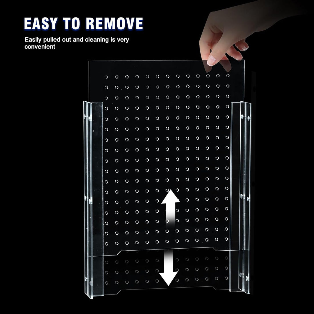 Acrylic Fish Tank Divider,10 Gallon Tank Divider,Adjustment Clear