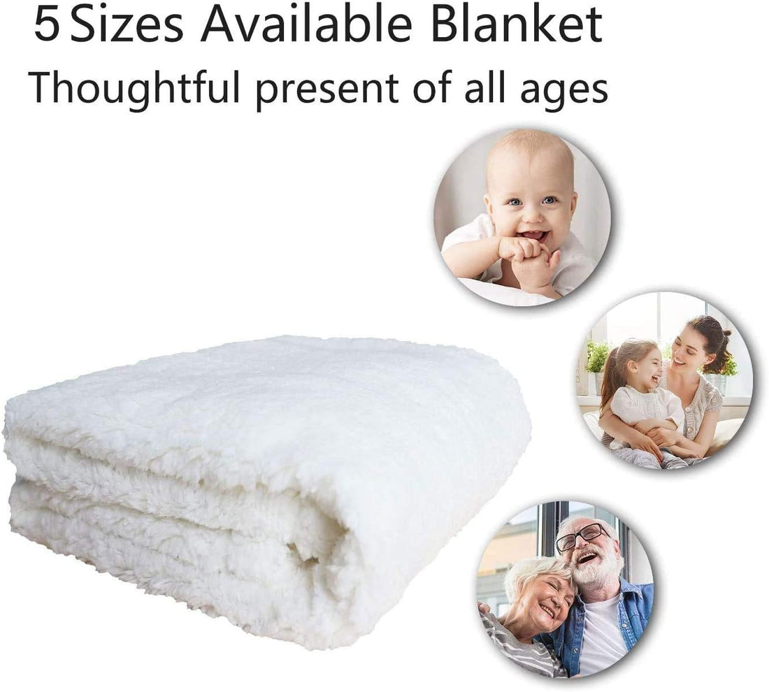 Cat Sherpa Blanket Cute Kitten Cat Fleece Throw Blanket Colorful Cat