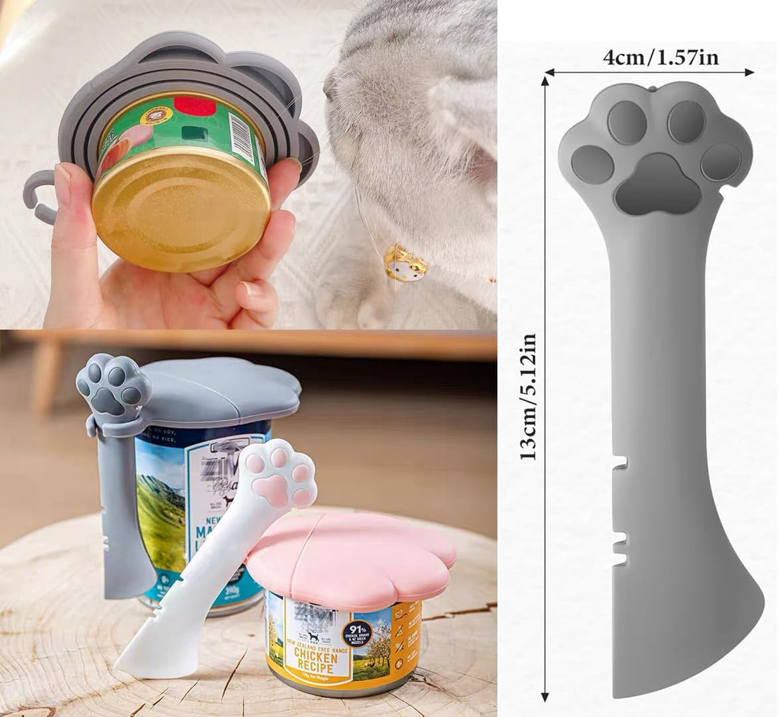 Cat Dog Food Can Lids Spoons