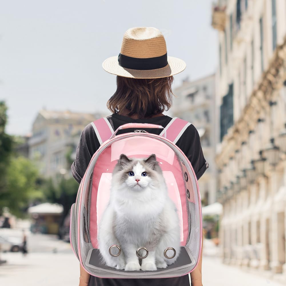 Pet Backpack Carrier,Bubble Backpack Cat Carrier,Pets and Small
