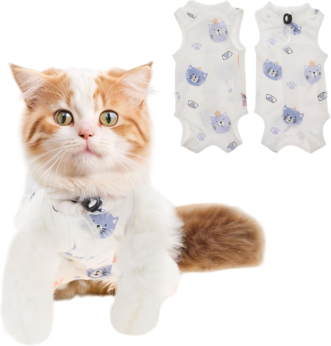 Cat Recovery Suit, Soft Breathable Cat Surgeries Suit