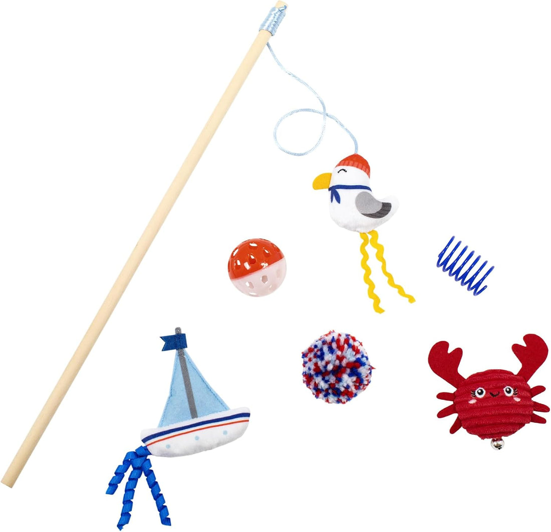 Fringe Studio This Shore is Fun! 6-Piece Plush Cat Toy Set