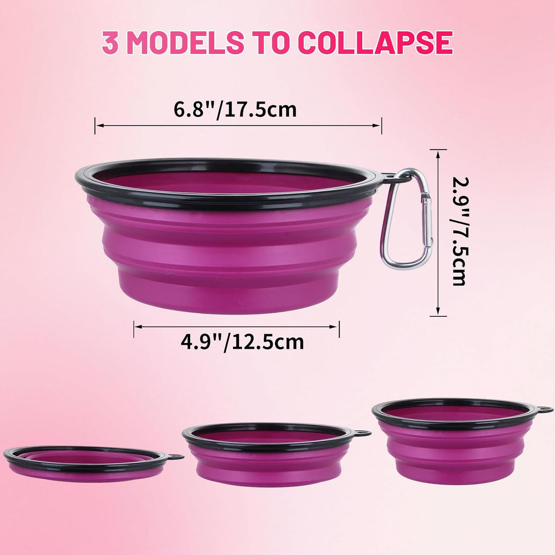 Dog Bowl Large Pet Collapsible Bowls