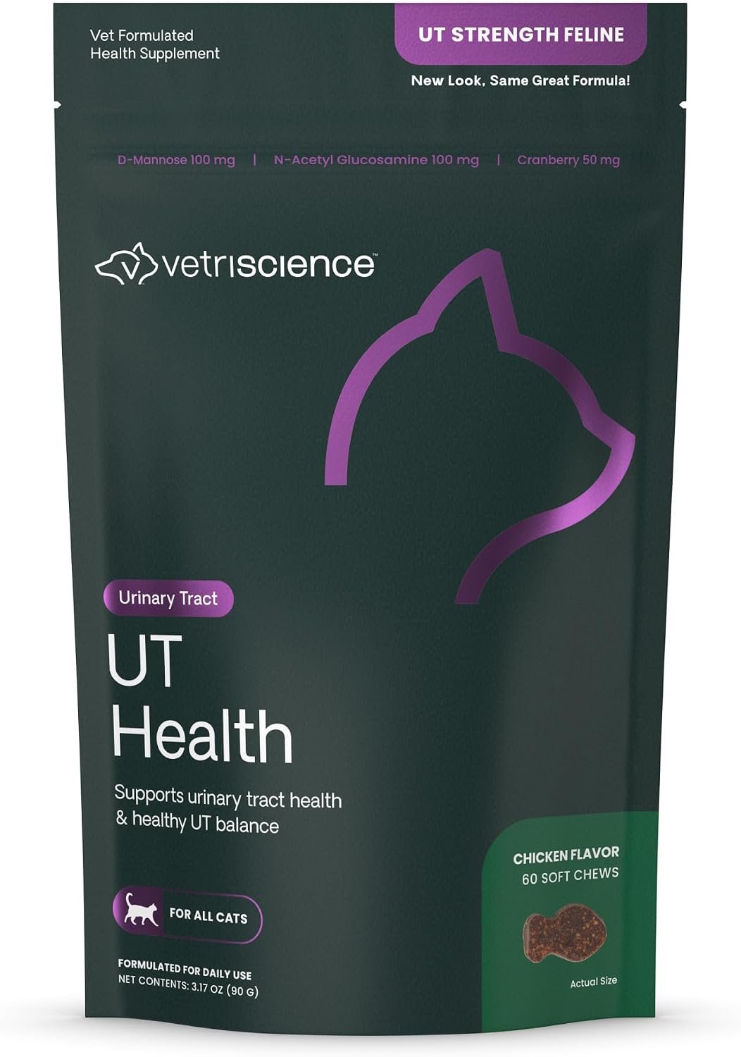 VetriScience UT Health Chews for Cats, Chicken